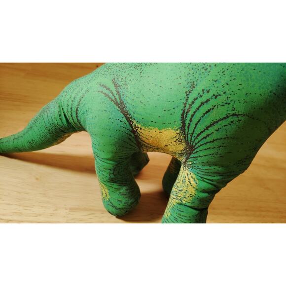 Vintage Phoenix Stuffed Dinosaur Plush Great American Fun Brontosaurus 1991 21" - Picture 5 of 8